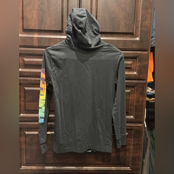 Hurley Black Sweatshirt with Colorful Logo juniors 13/14 - Picture 2 of 4